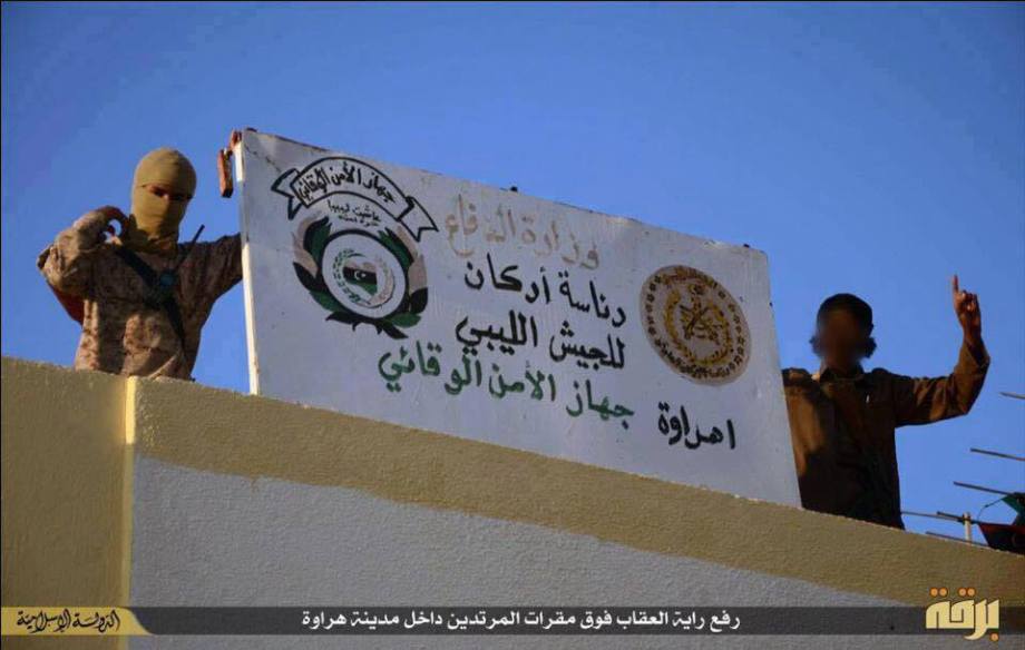 DAASH control over the buildings in the city of baton and remove the banner of February, 1