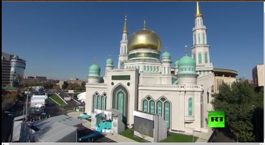 Opening of the Great Mosque in Russia
